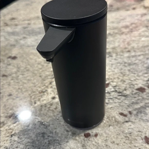 SimpleHuman Matte Black Soap Dispenser - Picture 1 of 5